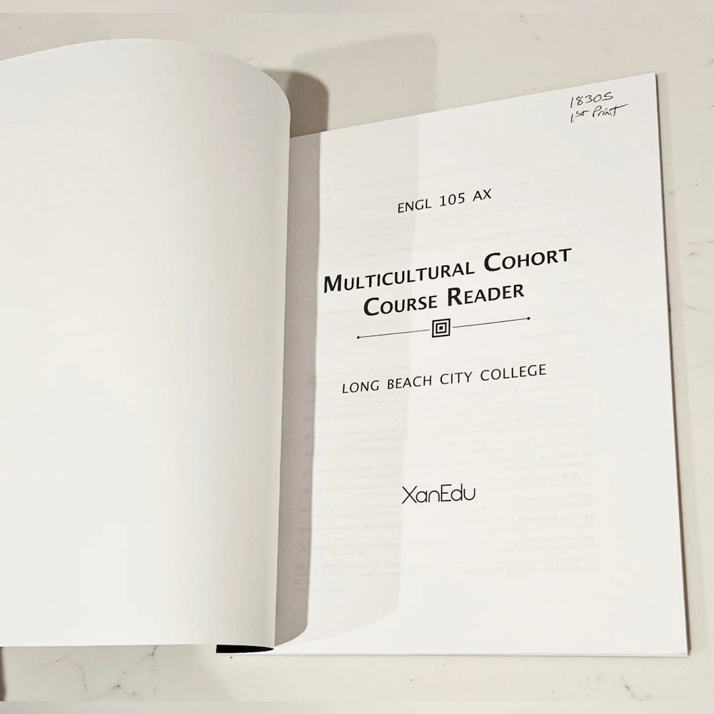 BOGO Multicultural Cohort Course Reader Long Beach City College
